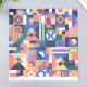 Бумага для скрапбукинга Color geometry, плотность 180 г, 30.5×32 см