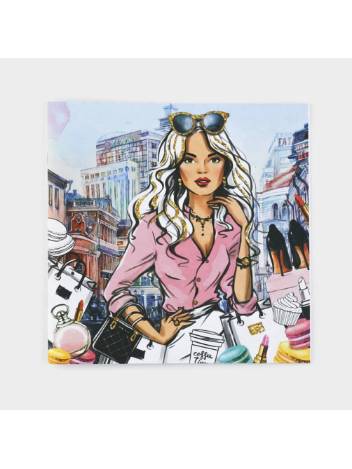 Раскраска - антистресс, альбом Insta-girl, 20 стр.