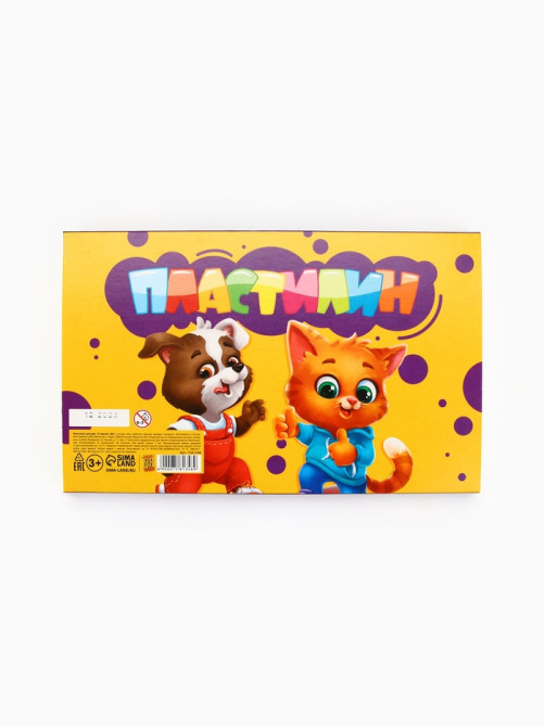 Пластилин 18 цветов, 360 г