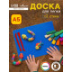 Доска для лепки пластиковая А5, 2 стека, 1800 мкм, цветная, МИКС