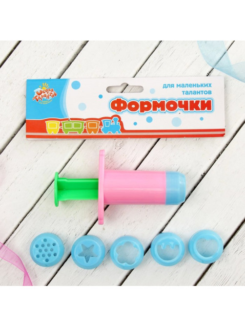 Пресс для лепки, 6 насадок