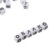 Бусины набор «С русскими буквами», для творчества, своими руками