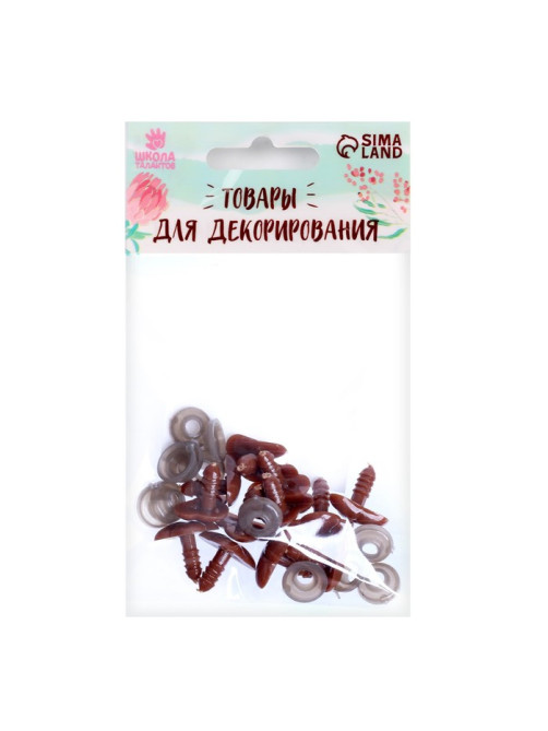 Носик винтовой с заглушкой, набор 12 шт., размер 1 шт.: 1.7×1.2 см