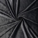 Лоскут для рукоделия «Мех» на трикотажной основе, 100×150 см, цвет чёрный