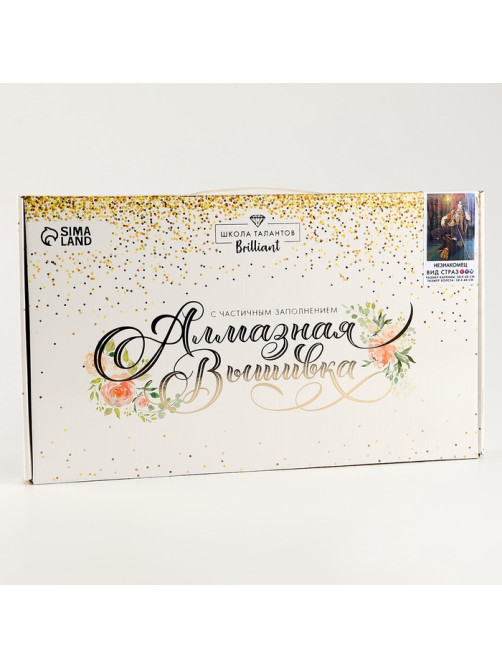 Алмазная мозаика с частичным заполнением на холсте «Незнакомец», 30×40 см