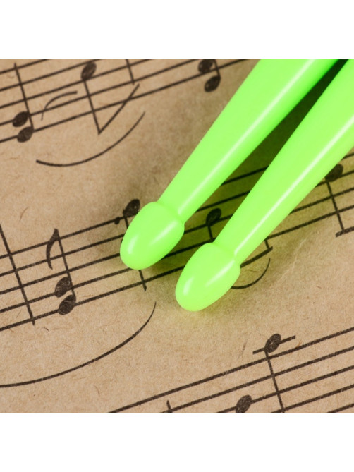 Барабанные палочки Music Life, 5A, нейлон, зеленые