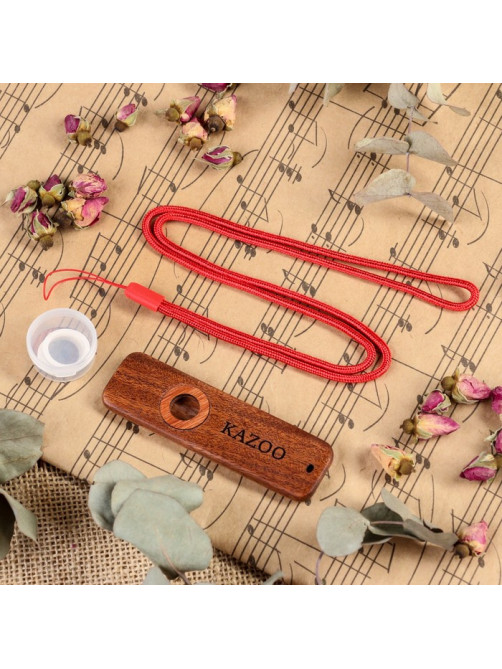 Казу Music Life, деревянный, 9.5×2.8 см