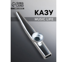 Казу Music Life, серебристый