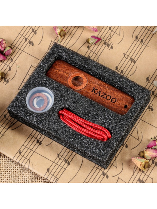 Казу Music Life, деревянный, 9.5×2.8 см