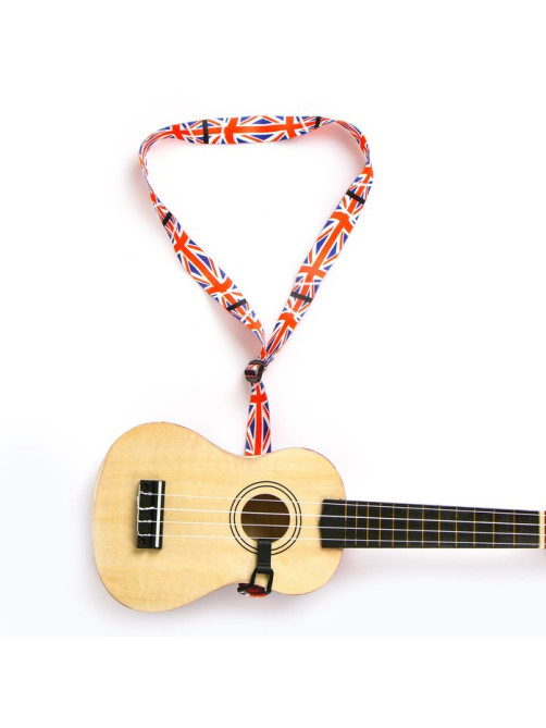 Ремень для укулеле Music Life, 50 см, британский