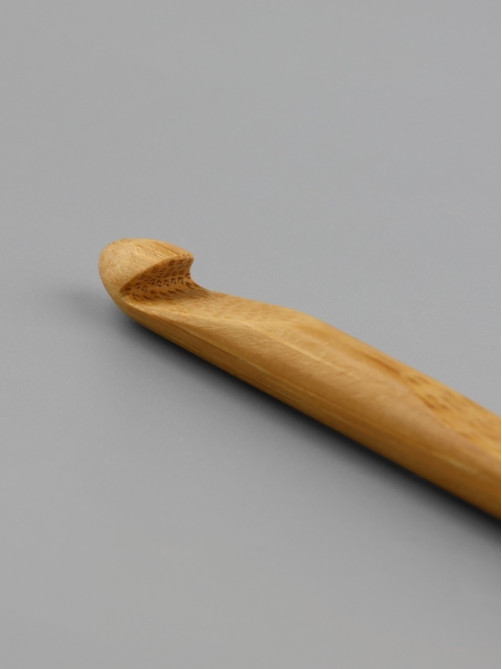 Крючок для вязания, бамбуковый, d=8 мм, 15 см