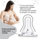 Бутылочка для кормления M&B Milk, классическое горло, от 3 мес., 250 мл., стеклянная