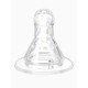 Бутылочка для кормления M&B, классическое горло, с ручками, от 0 мес., 150 мл., приталенная, зелёный