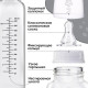 Бутылочка для кормления M&B Milk, классическое горло, от 3 мес., 250 мл., стеклянная
