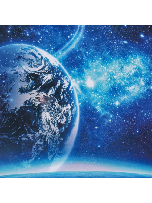 Интерьерная наклейка 3Д TAKE IT EASY «Космос в синеве», 90×60 см