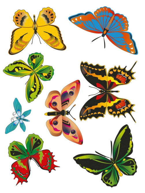 Трафарет - раскраска Calligrata, набор, 6 штук, для девочек