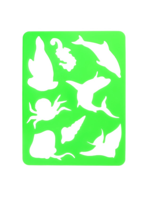 Трафарет - раскраска Calligrata, набор, 6 штук, для мальчиков