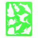 Трафарет - раскраска Calligrata, набор, 6 штук, для мальчиков
