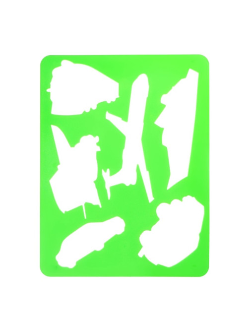 Трафарет - раскраска Calligrata, набор, 6 штук, для мальчиков