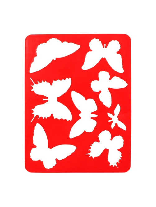 Трафарет - раскраска Calligrata, набор, 6 штук, для девочек