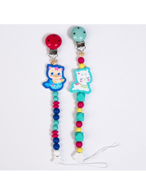 Держатель - игрушка для соски - пустышки «ТРЕНД. Малышки», деревянный, виды МИКС