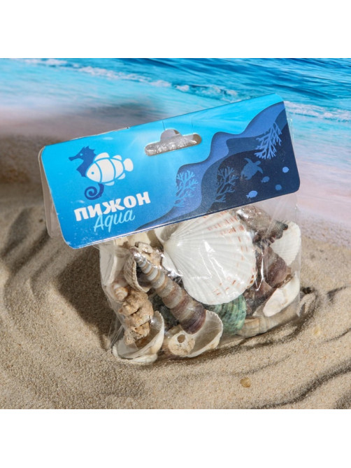 Набор ракушек Пижон Аква 100 г, микс №1
