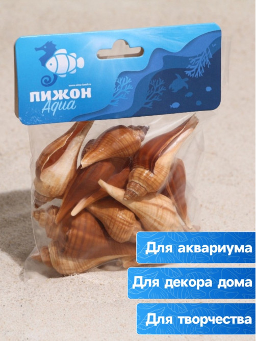 Набор ракушек, 3 - 5 см, 100 г