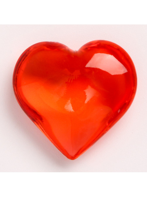 Сердечки пластиковые декоративные, 100 шт., 2×2 см