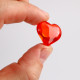 Сердечки пластиковые декоративные, 100 шт., 2×2 см