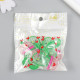 Декоративный элемент для творчества шейкер «Арт Узор. Кактус в горшке с сердечками с бисером», акрил, 0.5×4.8×4.9 см