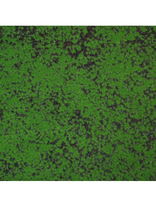 Мох искусственный, декоративный, полотно 1×1 м, зелёный на чёрном, Greengo