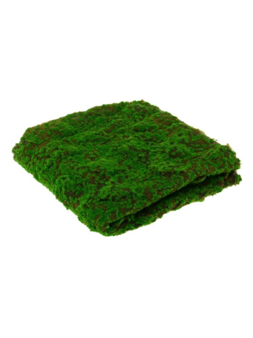 Мох искусственный, декоративный, полотно 1×1 м, рельефный, камни, Greengo