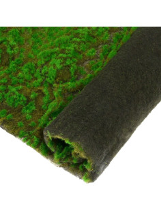Мох искусственный, декоративный, полотно 1×1 м, рельефный, камни, Greengo
