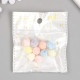 Бусина для творчества бархатное напыление «Роза. Нежные оттенки», 1.2×1.2×1.2 см