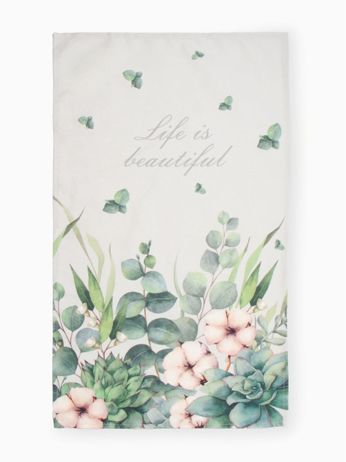 Кухонный набор «Этель» Eucalyptus: полотенце 40×73 см, саржа 190 г/м², формочки для печенья