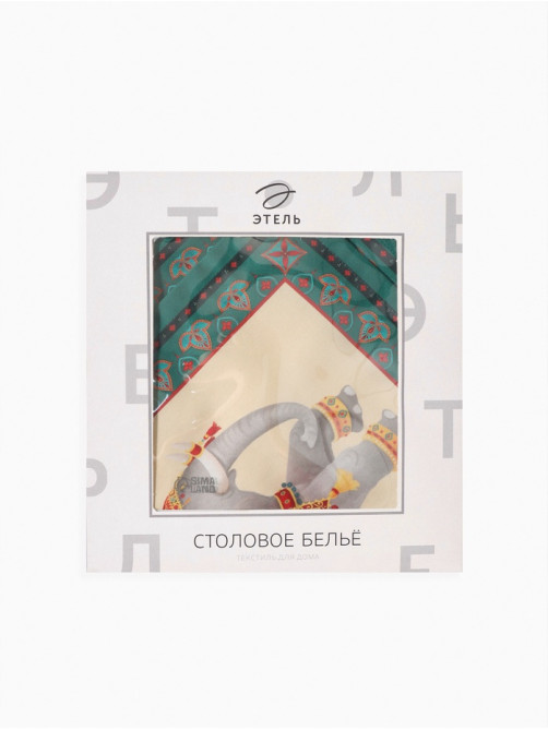 Кухонный набор «Этель. Нью-Дели»: скатерть 180×150 см, салфетка 40×40 см-8 шт., 100% хлопок