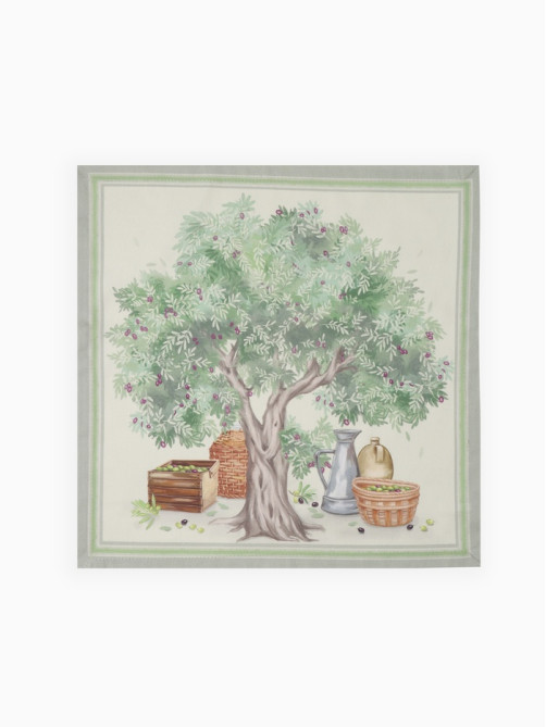 Кухонный набор «Этель» Olivia, скатерть 110×145±3 см, салфетки 40×40 см-4 шт., 100% хлопок