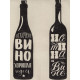 Кухонное полотенце «Доляна» Wine, 35×60 см, 100% хлопок, 160 г/м²