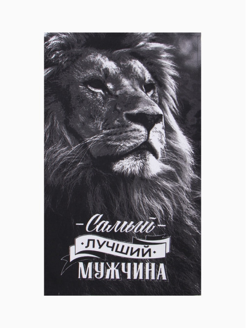 Набор кухонных полотенец «Доляна. Самый лучший мужчина», 35×60 см - 4 шт., 100% хлопок, 160 г/м²