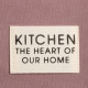Полотенце кухонное «Этель» Kitchen, 40×73 см, хлопок 100%, саржа 220 г/м², сиреневое