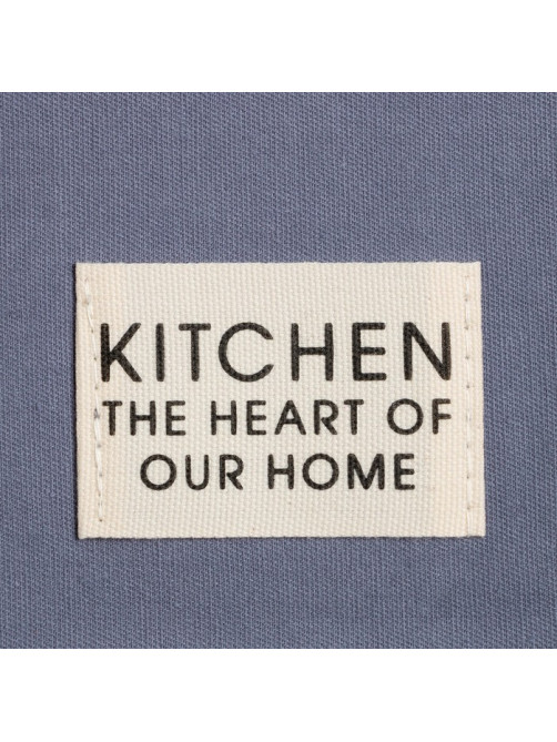 Полотенце кухонное «Этель» Kitchen, 40×73 см, хлопок 100%, саржа 220 г/м², синее