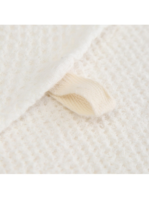 Полотенце кухонное SL HOME Linen, белое, однотонное, 38×65 см