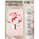 Полотенце «Этель» Cat's love, 40×73 см, 100% хлопок, саржа 190 г/м²