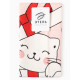 Полотенце «Этель» Cat's love, 40×73 см, 100% хлопок, саржа 190 г/м²