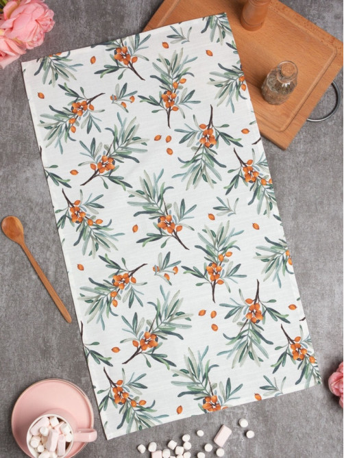 Полотенце «Этель» Berry garden (вид 2), 40×73 см, 100% хлопок, репс 210 г/м²