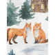 Полотенце кухонное новогоднее «Этель» Forest animals, 40×73 см, 100% хлопок, саржа 190 г/м²