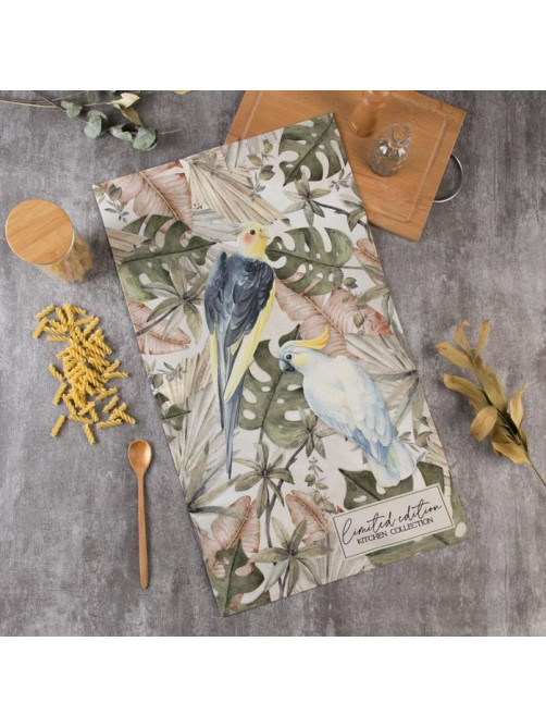 Полотенце кухонное «Этель» Kitchen collection, бежевое, 40×73 см