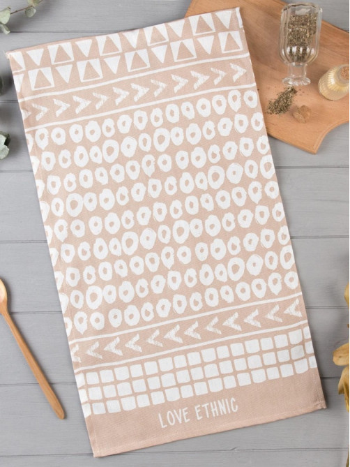 Кухонное полотенце «Доляна» LOVE ETHNIC, 35×60 см, 100% хлопок, 160 г/м²