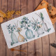 Полотенце «Этель» Flower mood, 40×73 см, 100% хлопок, репс 210 г/м²