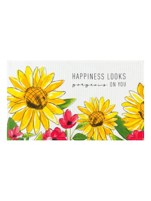 Полотенце кухонное Доляна Happiness looks 35×60 см, 100% хлопок, 160 г/м²